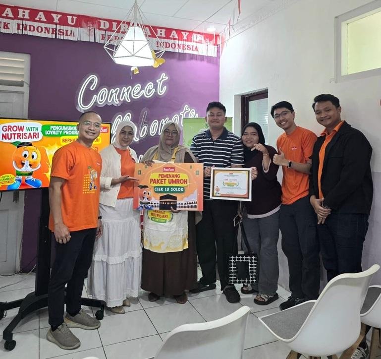 Program apresiasi Sahabat NutriSari Ideal di Nutrihub Padang, Kamis (10/9/2026). IST