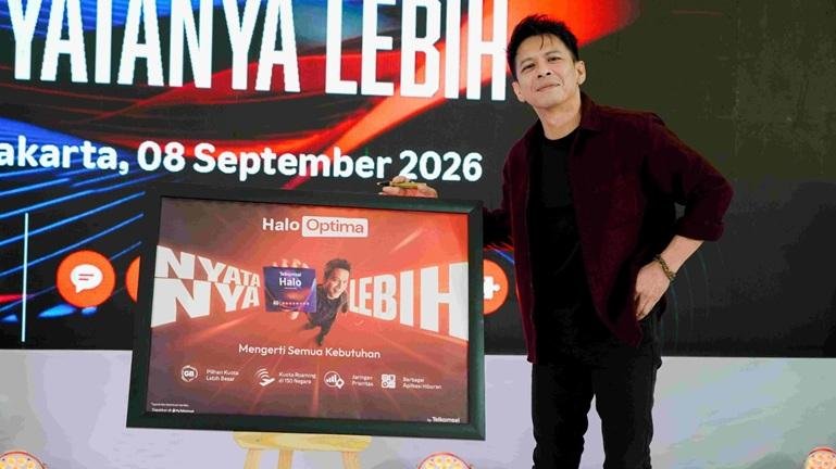 Telkomsel menggandeng Nazril Irham (Ariel) sebagai Brand Ambassador Halo Optima. IST