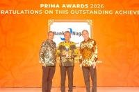 Bank Nagari Raih PRIMA Awards 2026, Tegaskan Komitmen Perkuat Layanan Digital
