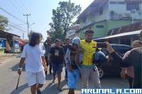 Ngamuk Bawa Sajam, Preman Kampung Nangis Ketika Tangkap Polisi