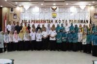 Wali Kota Pariaman Lepas Kontingen TP PKK, Ikuti Lomba Wirakarya Jambore Kader PKK Tingkat Sumbar
