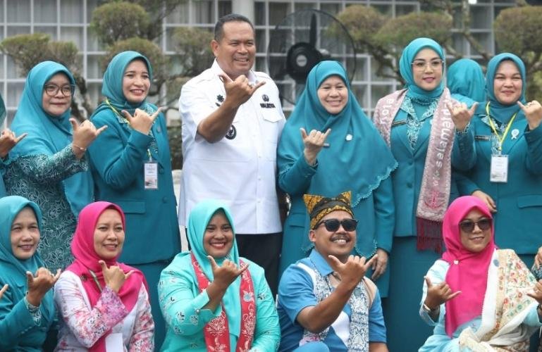 Wali Kota Pariaman Yota Balad saat menghadiri pelaksanaan Wirakarya Jambore Kader PKK Berprestasi ke-XXII Tingkat Sumbar 2026, di Bukittinggi, Rabu (2/9/2026). IST