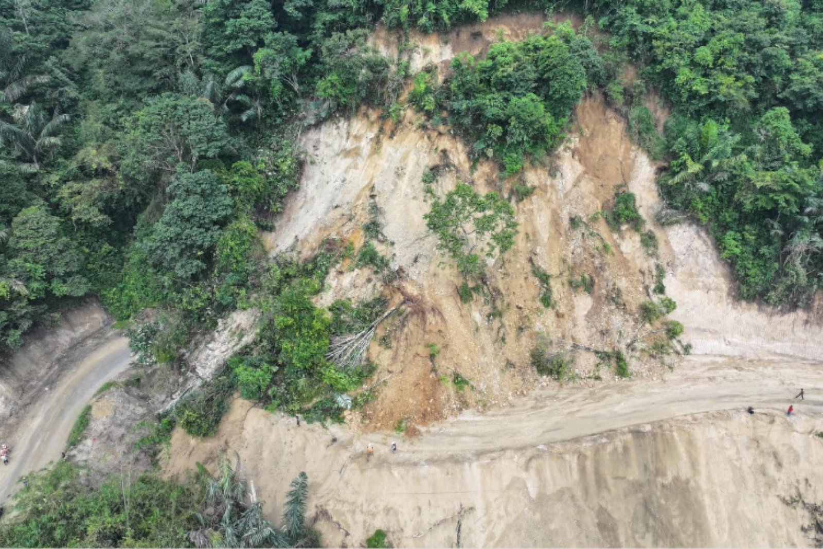 Longsor 15 Meter Tutup Jalan Bukittinggi-Matur, Akses Dialihkan via Panta-Matur