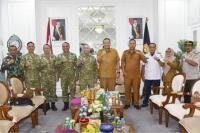Terima Kunjungan Dan Kodaeral II Padang, Wako Yota Balad Berharap Sinergi Maritim Pariaman Terus Berlanjut