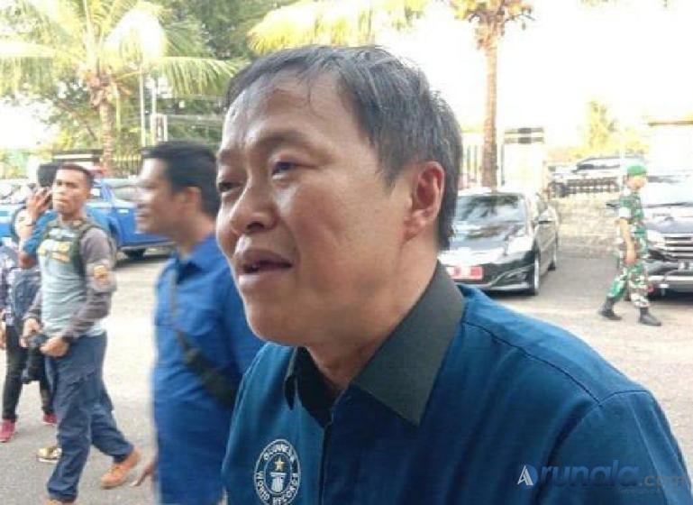 Ketua DPC PDI Perjuangan Kota Padang, Albert Hendra Lukman. (Foto : Derizon)