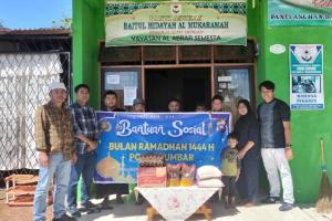 Ditintelkam Salurkan Bansos Panti Asuhan Baitul Hidayah Al Mukaramah